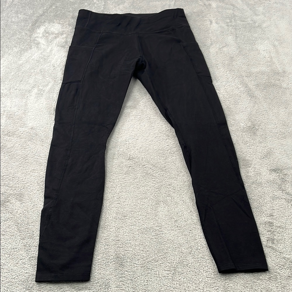 Pact Black High-Rise Leggings